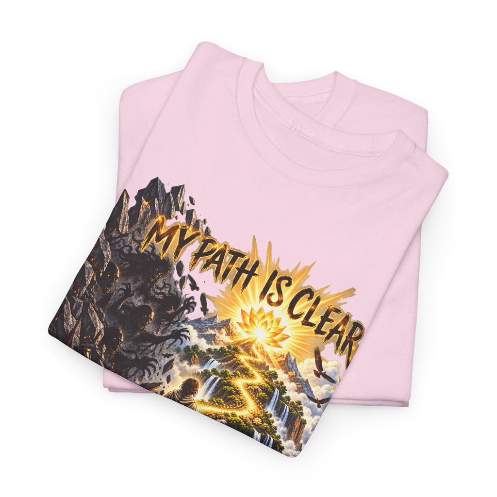 My Path Is Clear T-Shirt — Spiritual Mountain Journey Graphic Tee