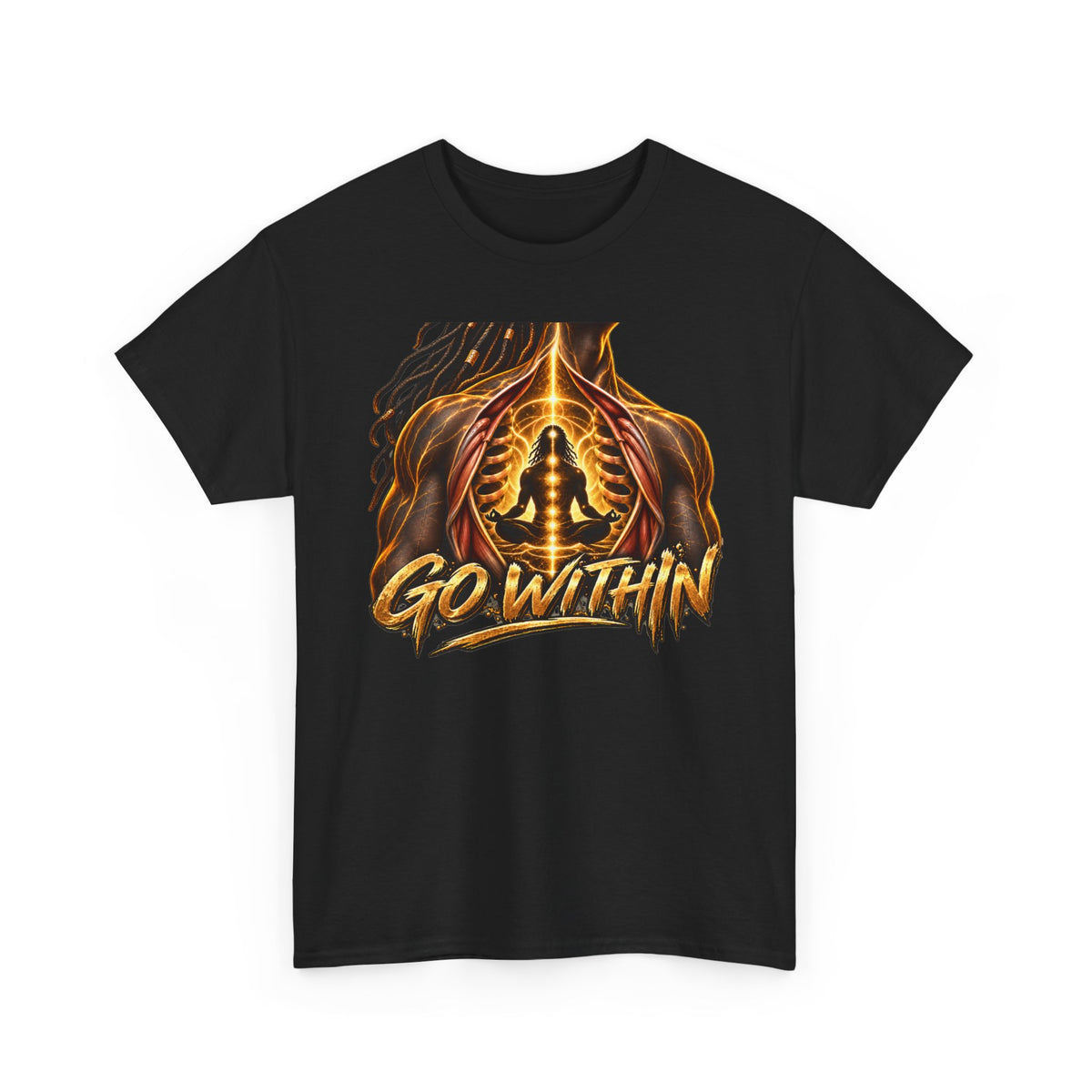 Go Within Meditation T‑Shirt — Spiritual Yoga Tee