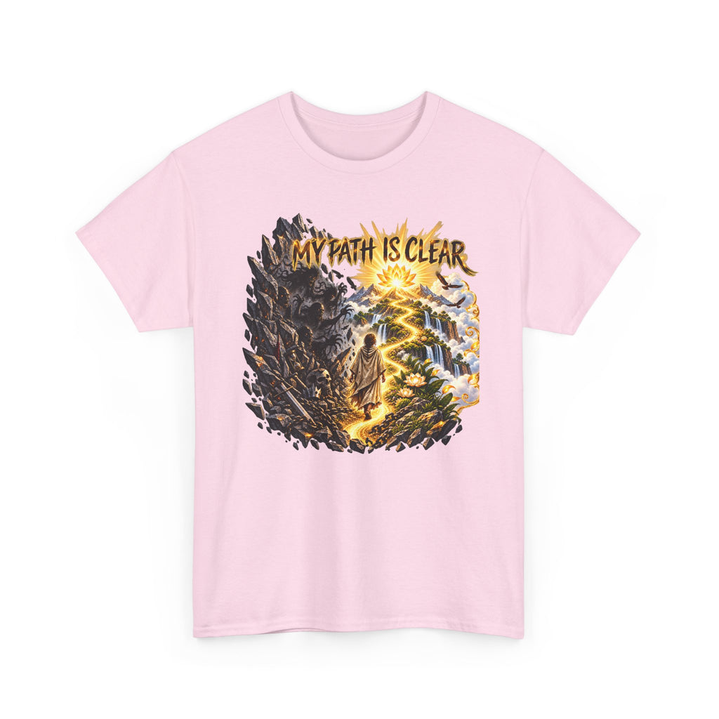 My Path Is Clear T-Shirt — Spiritual Mountain Journey Graphic Tee