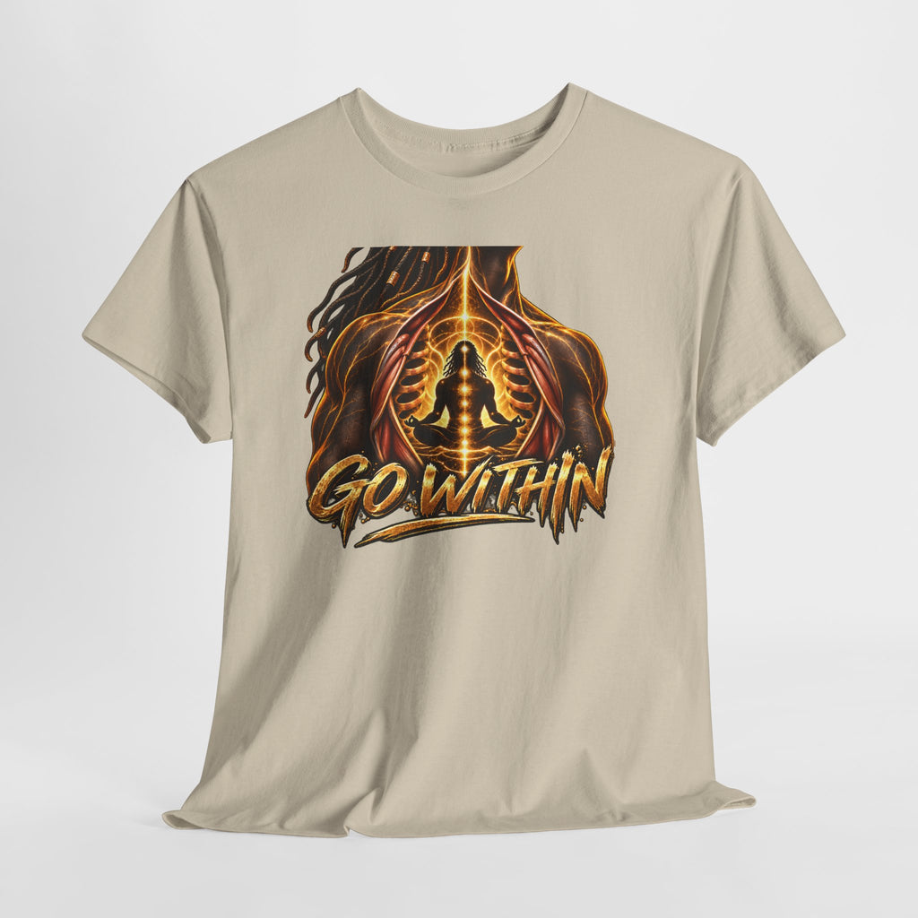 Go Within Meditation T‑Shirt — Spiritual Yoga Tee