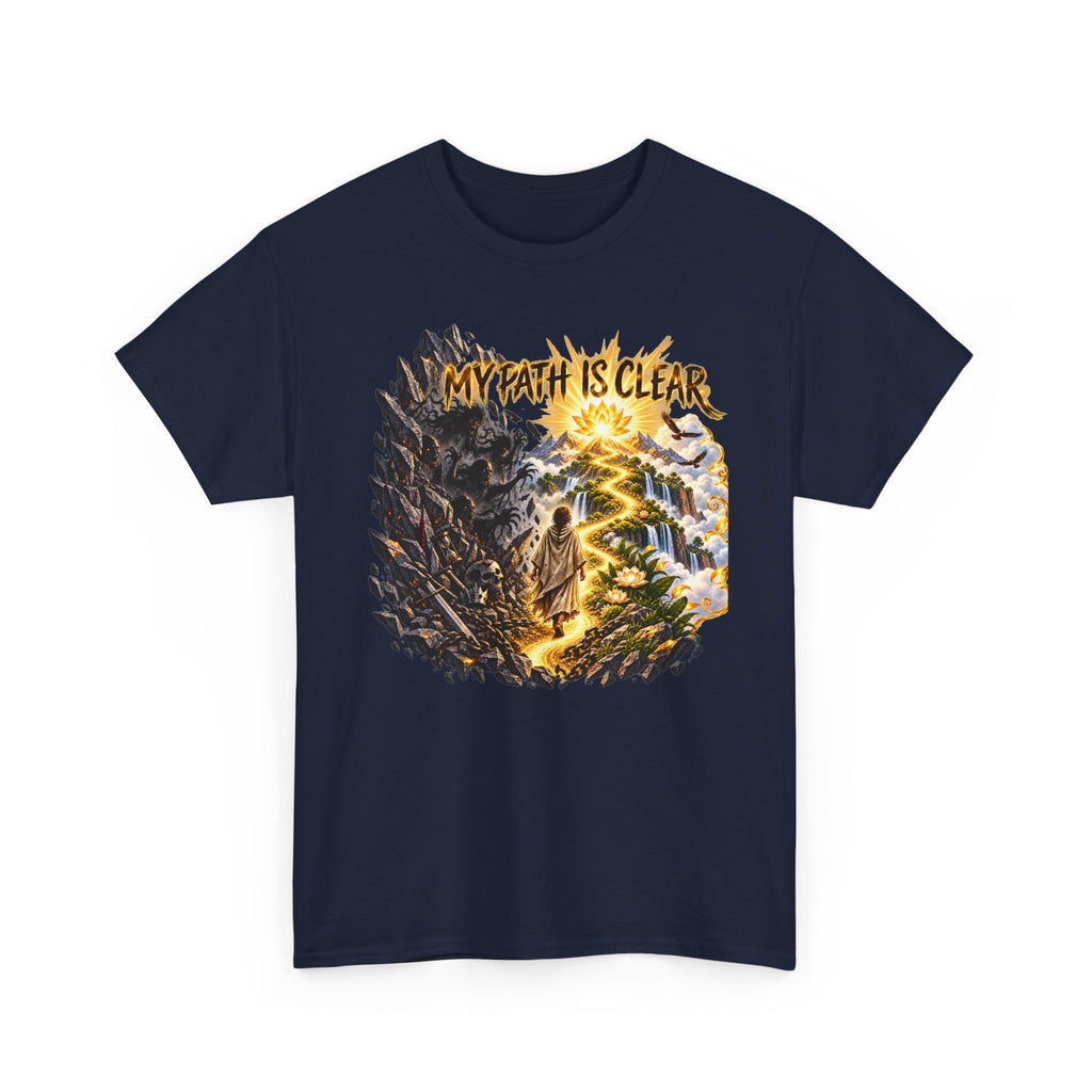 My Path Is Clear T-Shirt — Spiritual Mountain Journey Graphic Tee