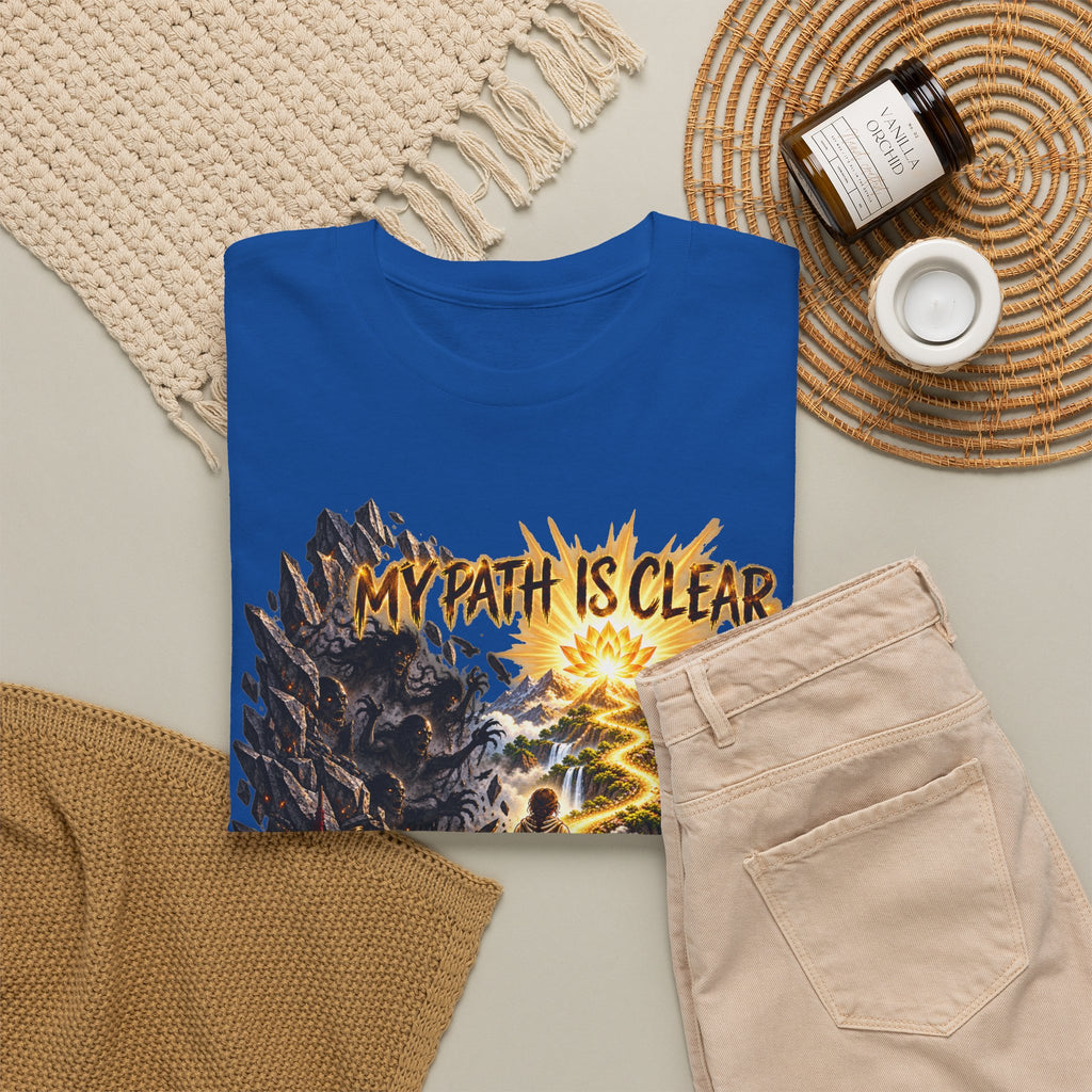My Path Is Clear T-Shirt — Spiritual Mountain Journey Graphic Tee