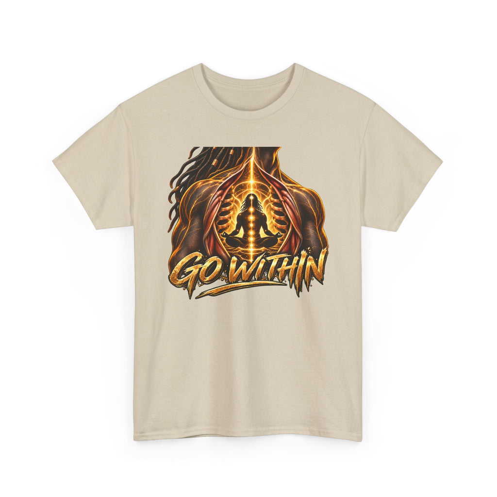 Go Within Meditation T‑Shirt — Spiritual Yoga Tee