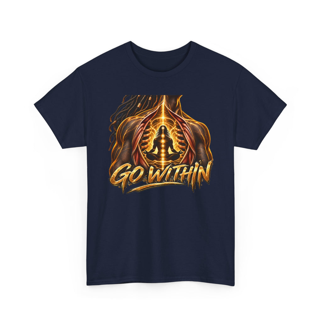 Go Within Meditation T‑Shirt — Spiritual Yoga Tee