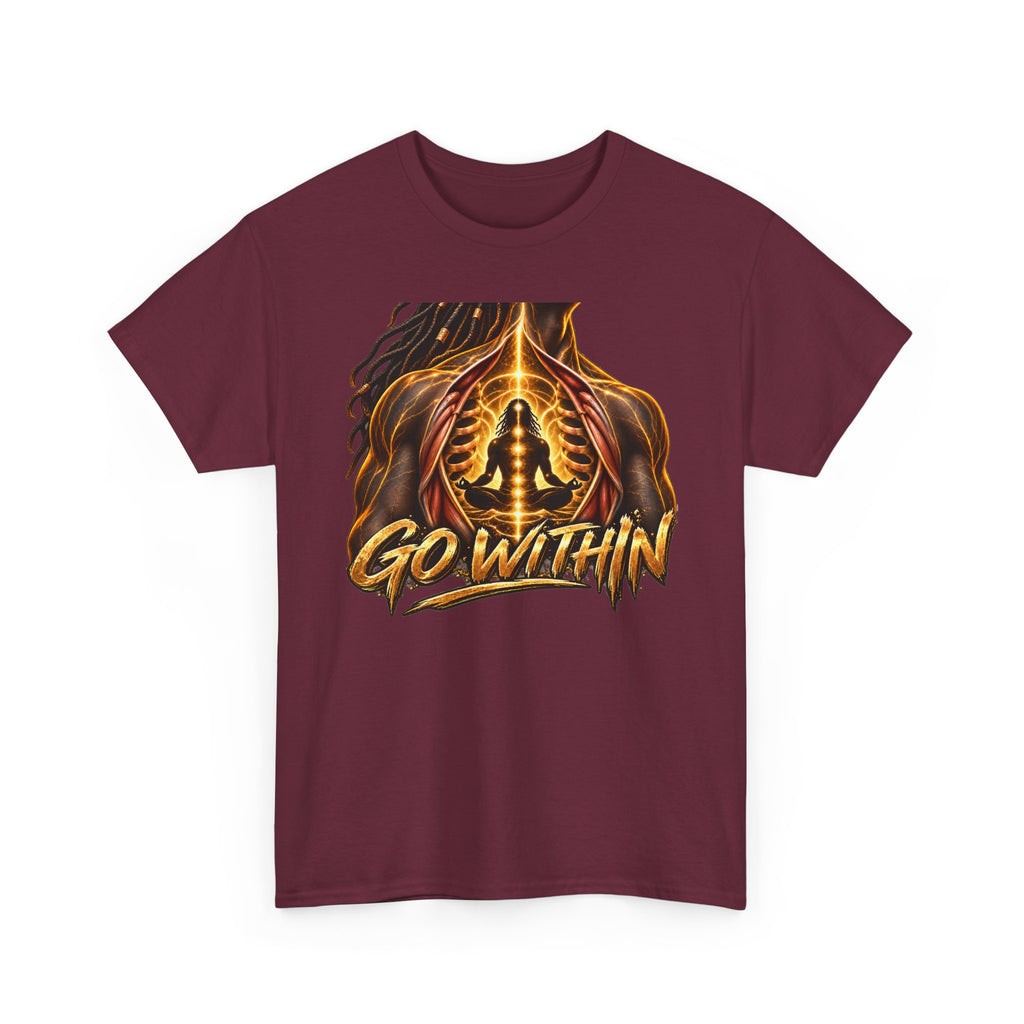 Go Within Meditation T‑Shirt — Spiritual Yoga Tee
