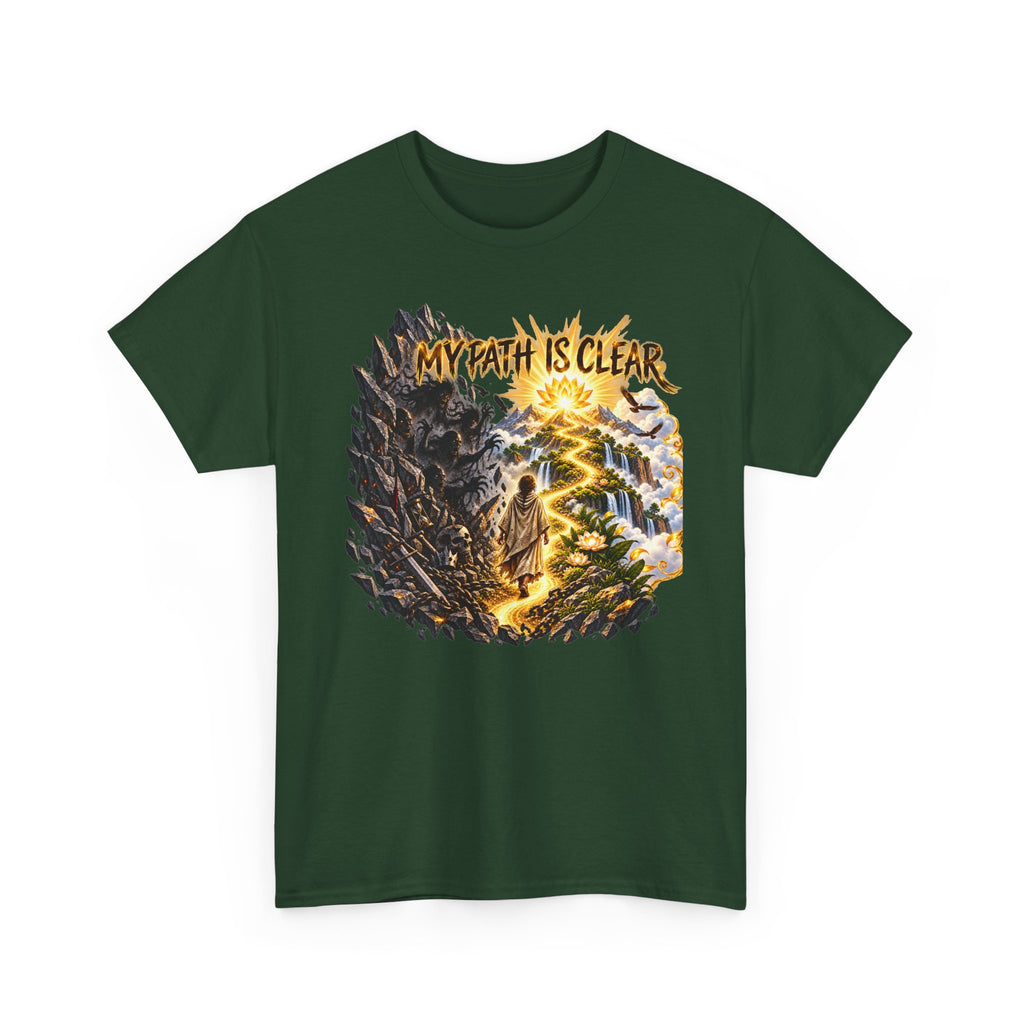 My Path Is Clear T-Shirt — Spiritual Mountain Journey Graphic Tee