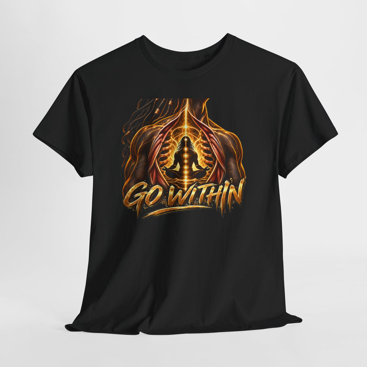 Go Within Meditation T‑Shirt — Spiritual Yoga Tee