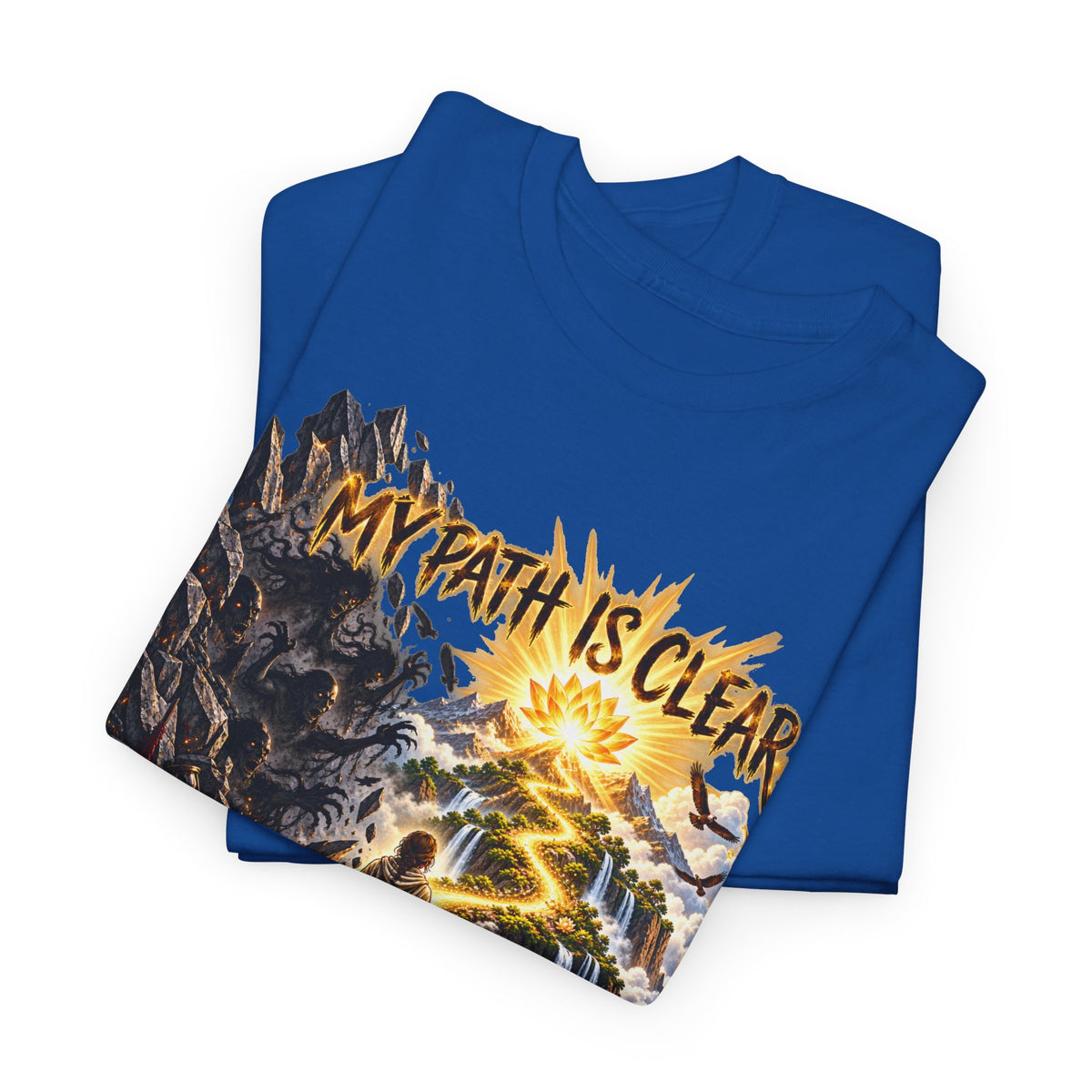 My Path Is Clear T-Shirt — Spiritual Mountain Journey Graphic Tee
