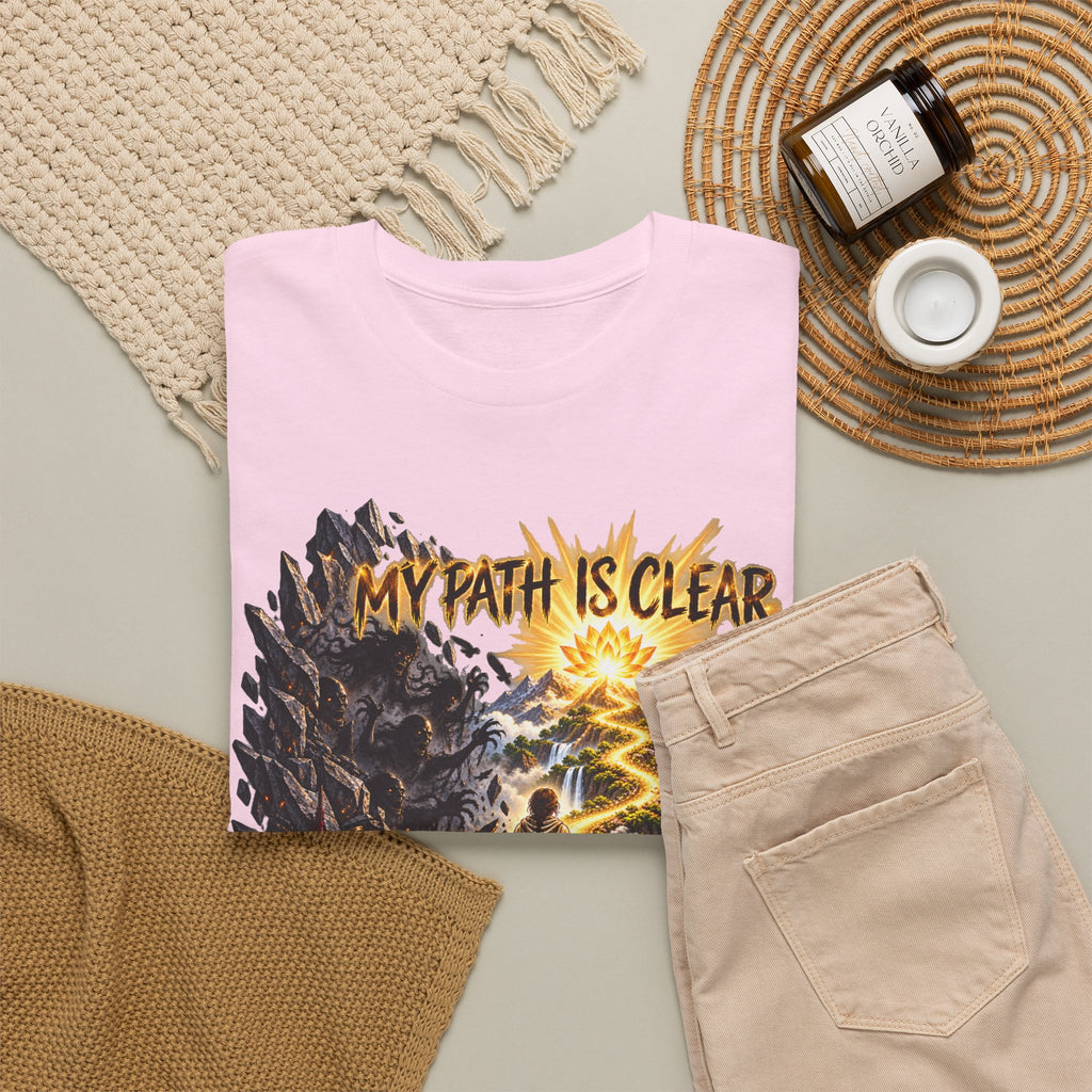 My Path Is Clear T-Shirt — Spiritual Mountain Journey Graphic Tee