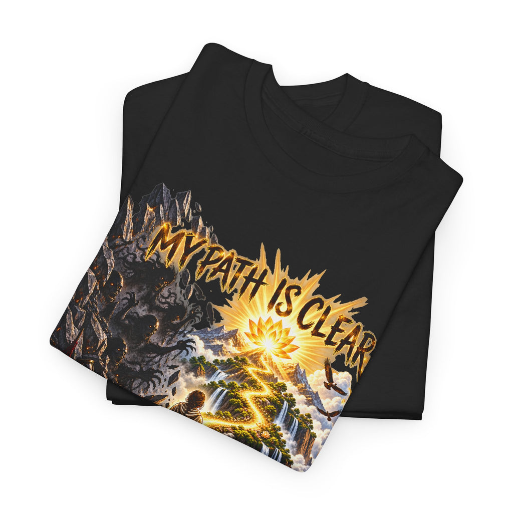 My Path Is Clear T-Shirt — Spiritual Mountain Journey Graphic Tee