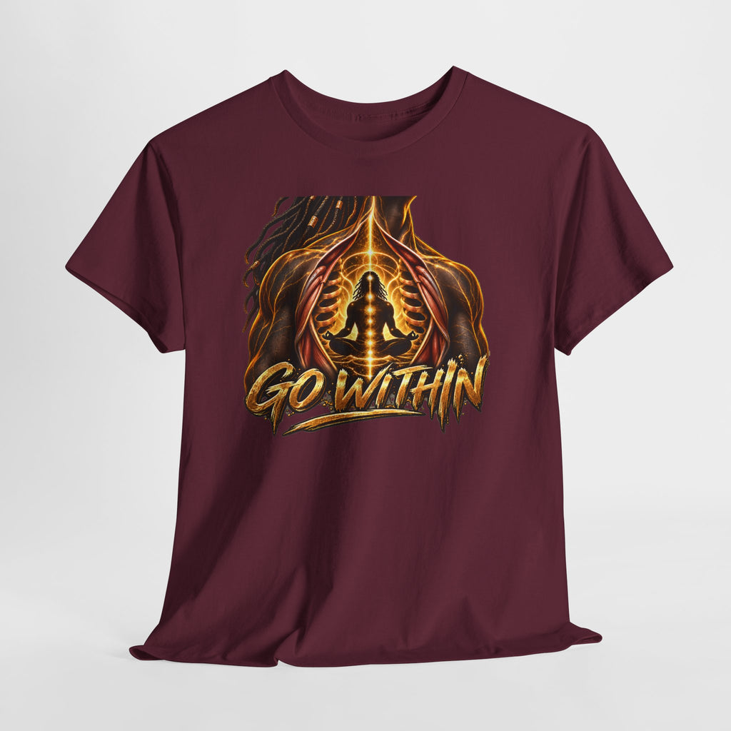 Go Within Meditation T‑Shirt — Spiritual Yoga Tee