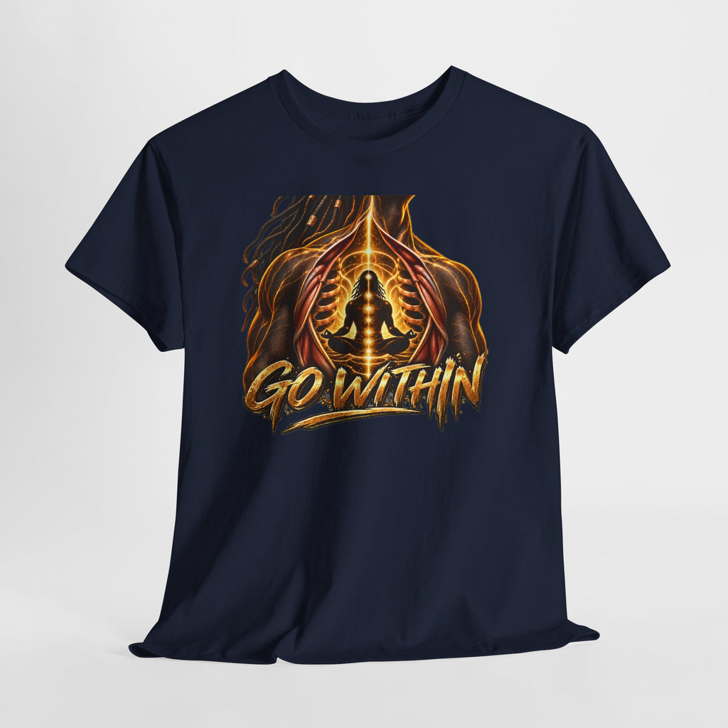 Go Within Meditation T‑Shirt — Spiritual Yoga Tee