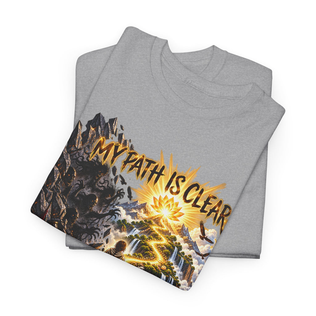 My Path Is Clear T-Shirt — Spiritual Mountain Journey Graphic Tee