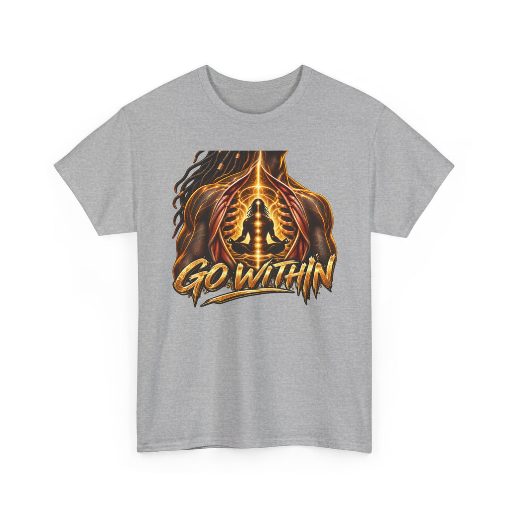 Go Within Meditation T‑Shirt — Spiritual Yoga Tee