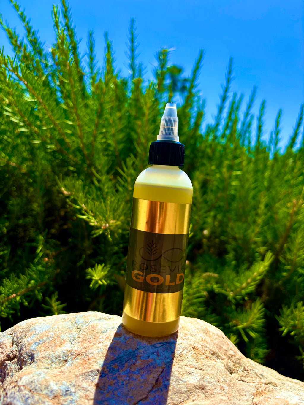 🌿 Rosévia Gold – Botanical Scalp, Hair & Skin Oil - 4oz