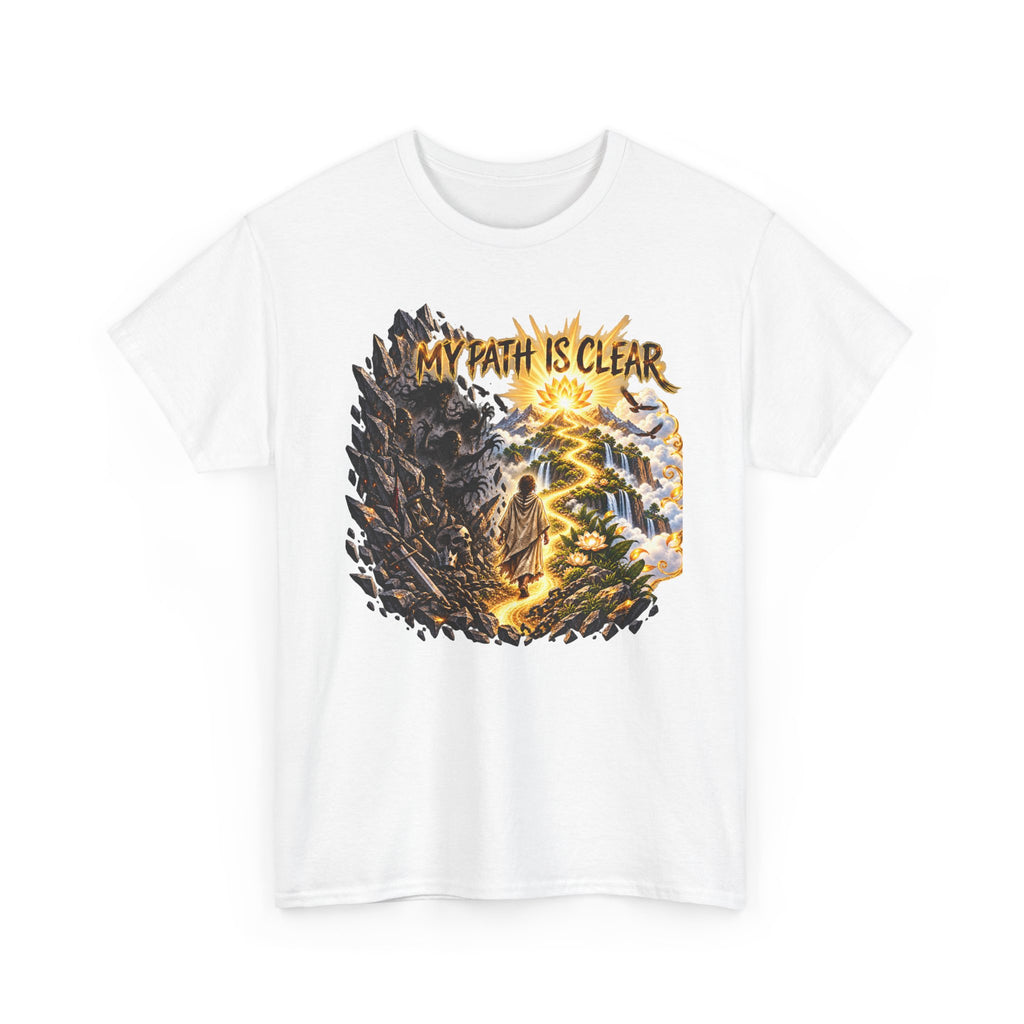 My Path Is Clear T-Shirt — Spiritual Mountain Journey Graphic Tee