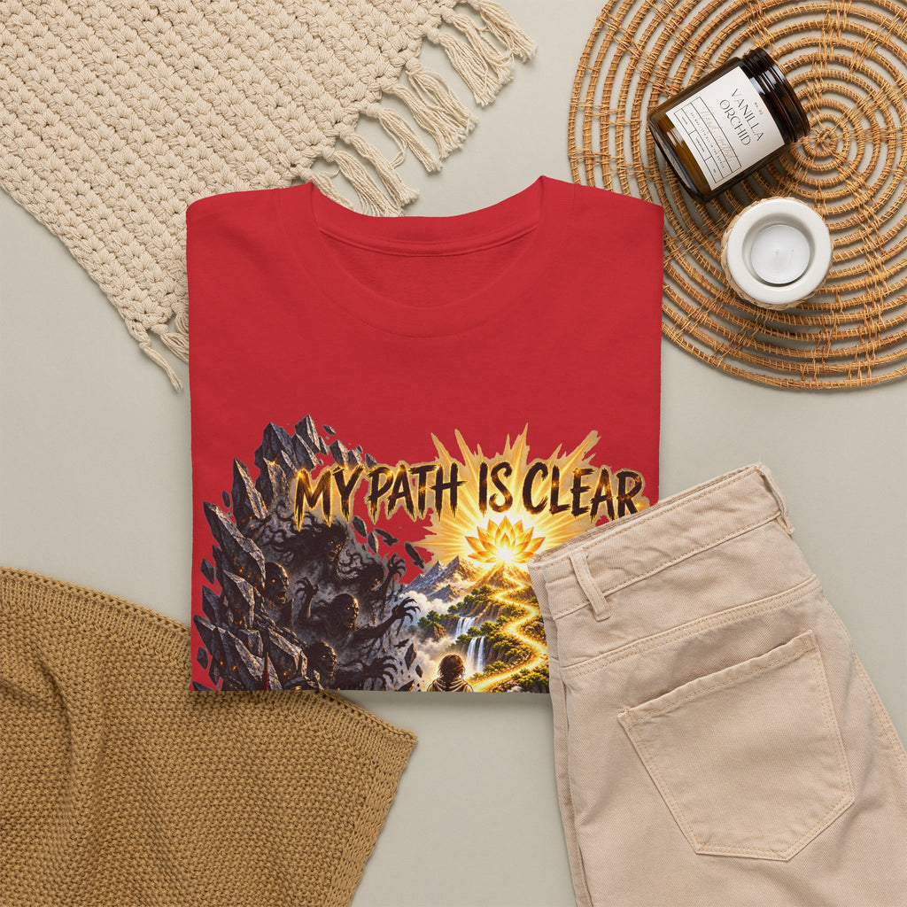 My Path Is Clear T-Shirt — Spiritual Mountain Journey Graphic Tee