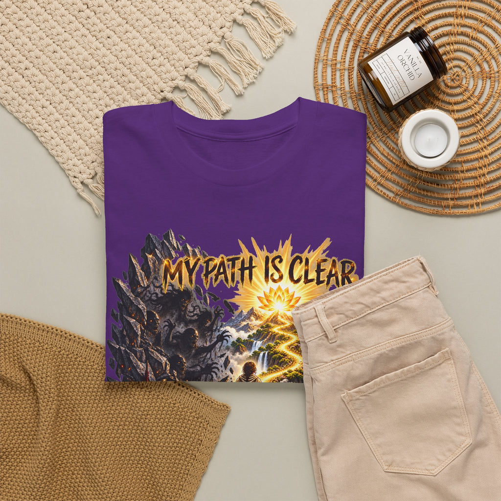 My Path Is Clear T-Shirt — Spiritual Mountain Journey Graphic Tee