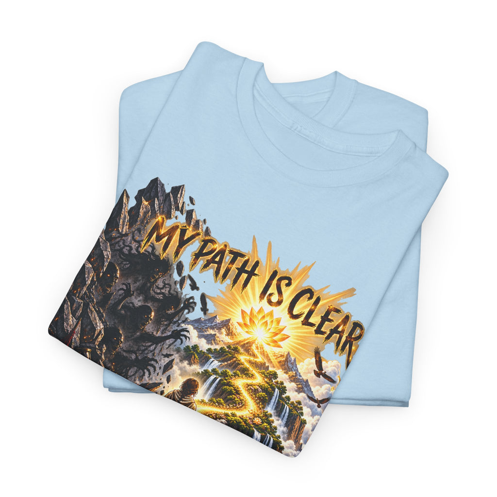 My Path Is Clear T-Shirt — Spiritual Mountain Journey Graphic Tee