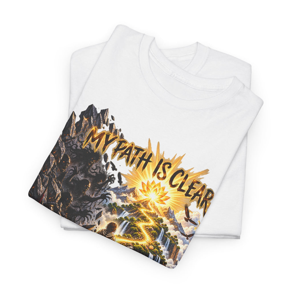 My Path Is Clear T-Shirt — Spiritual Mountain Journey Graphic Tee