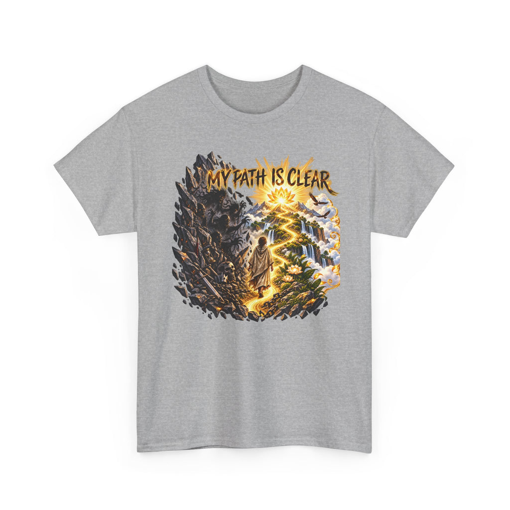 My Path Is Clear T-Shirt — Spiritual Mountain Journey Graphic Tee