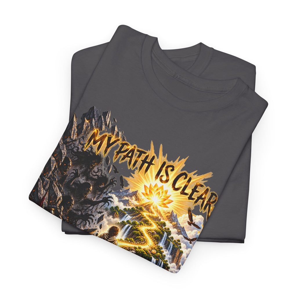 My Path Is Clear T-Shirt — Spiritual Mountain Journey Graphic Tee