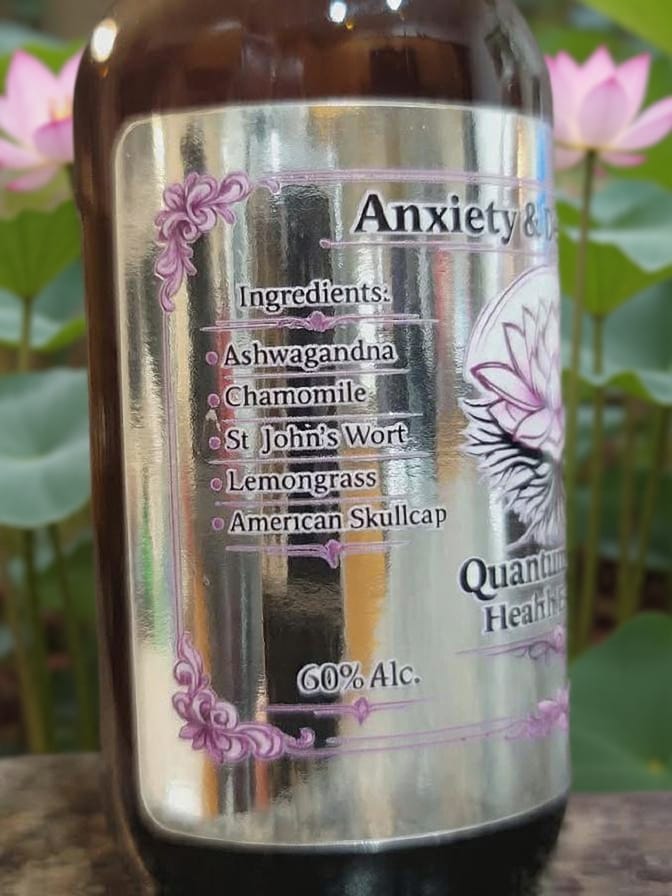 Anxiety & Depression Tincture (60% Alc)