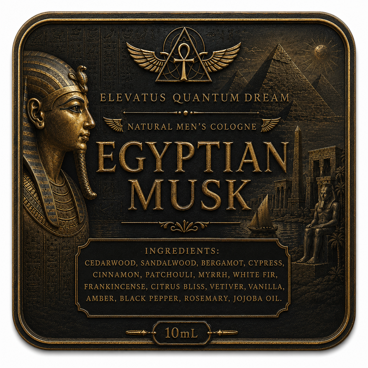 Egyptian Musk Men's Cologne - 10mL Roller