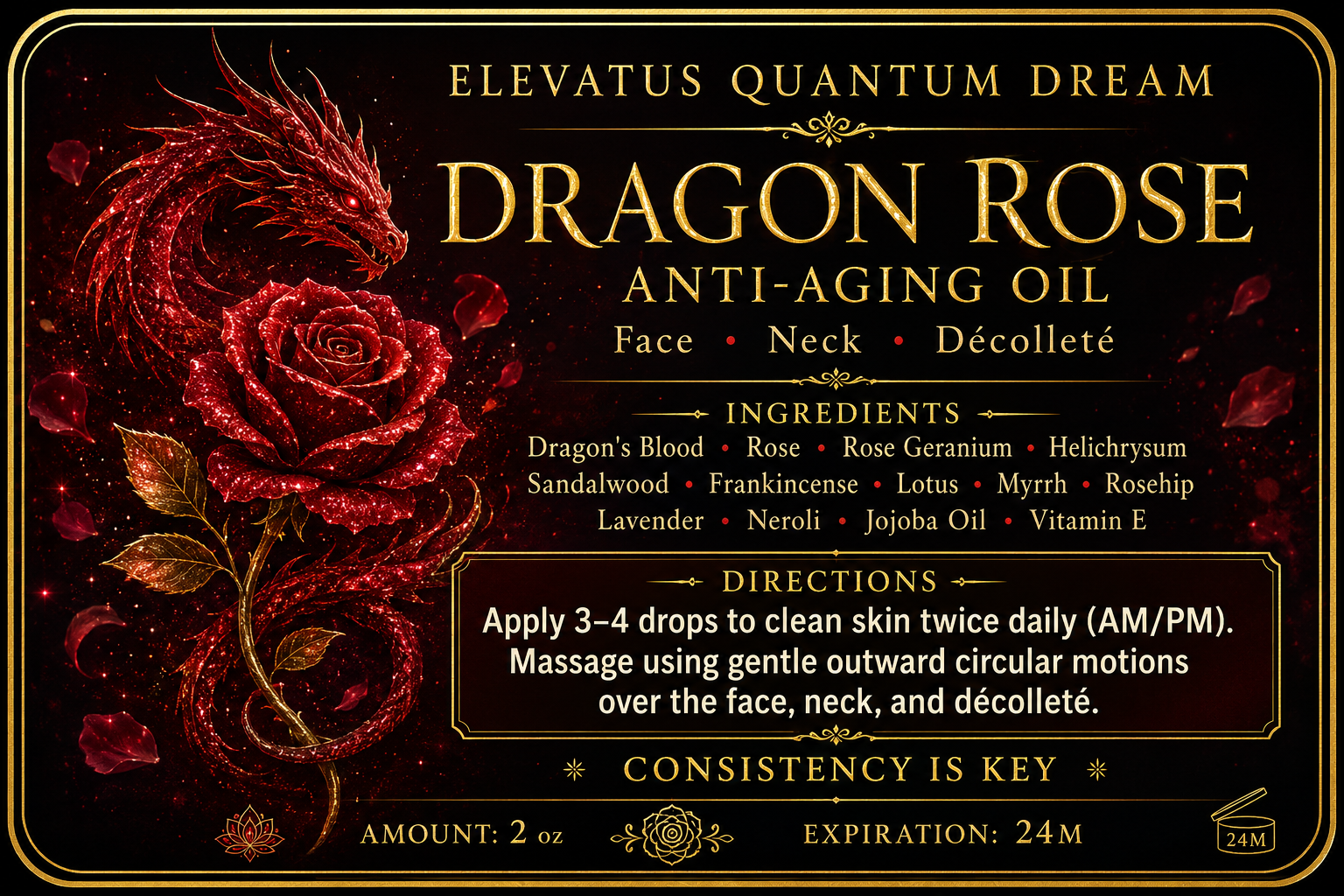 Dragon Rose Anti Aging Oil